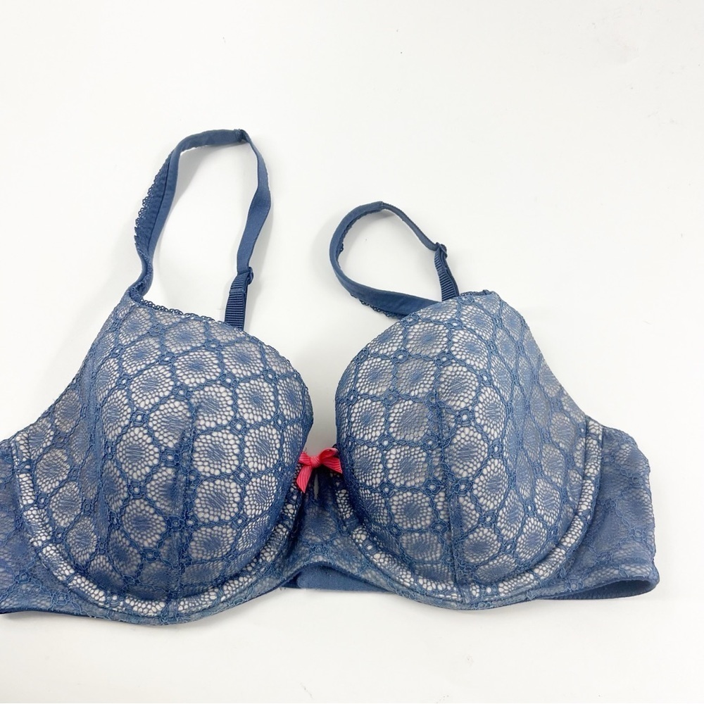 ✅ Victoria's Secret BBV Lined DEMI Perfect Coverage Bra SIZE 34DD